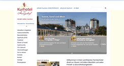 Desktop Screenshot of kurhotel-heringsdorf.de